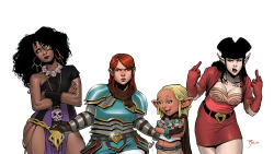 johnnyrocwell:  The Rat Queens. Just because.