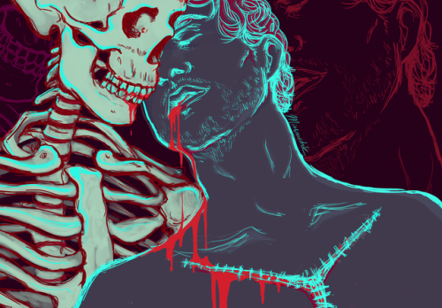 miasmatik: my sketch lines are my final lines fight me(more hannibal fan art here &amp; my ao3)