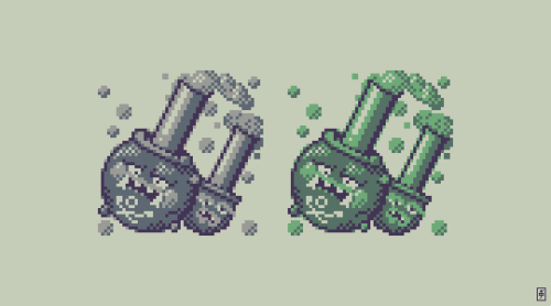 918. Weezinghad a go at drawing Galarian weezing in the style of the gen 1 sprites!