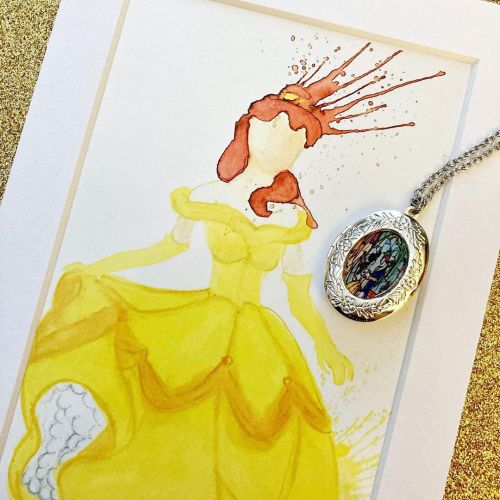 .Who is your favorite Princess?I did this custom piece recently. It is the oval version of my Beauty
