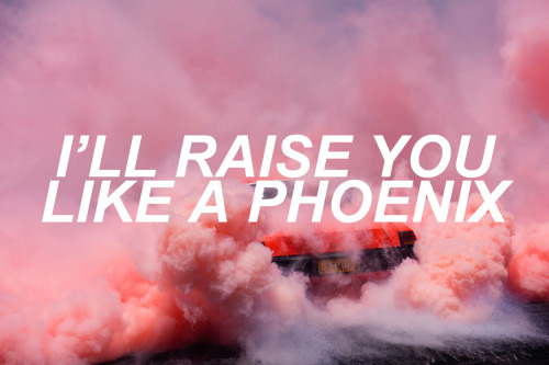 Text: Fall Out Boy - The PhoenixImage: Simon Davidson - Burnout