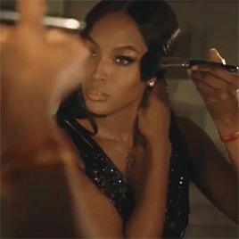 carefreeblackho:  naomihitme:  Naomi for Pat McGrath Labs’s Metalmorphosis 005