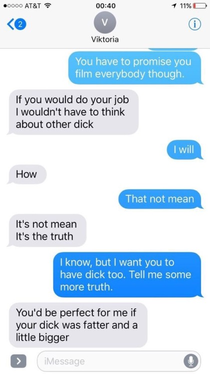 slutty wife's text!