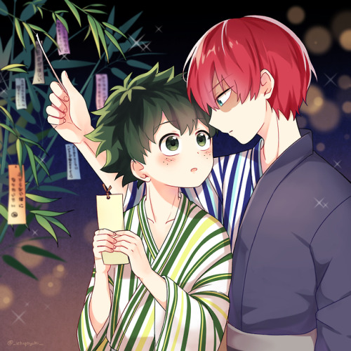ichigoranch: THEY’RE WEARING MATCHING YUKATA OMG♥♥♥