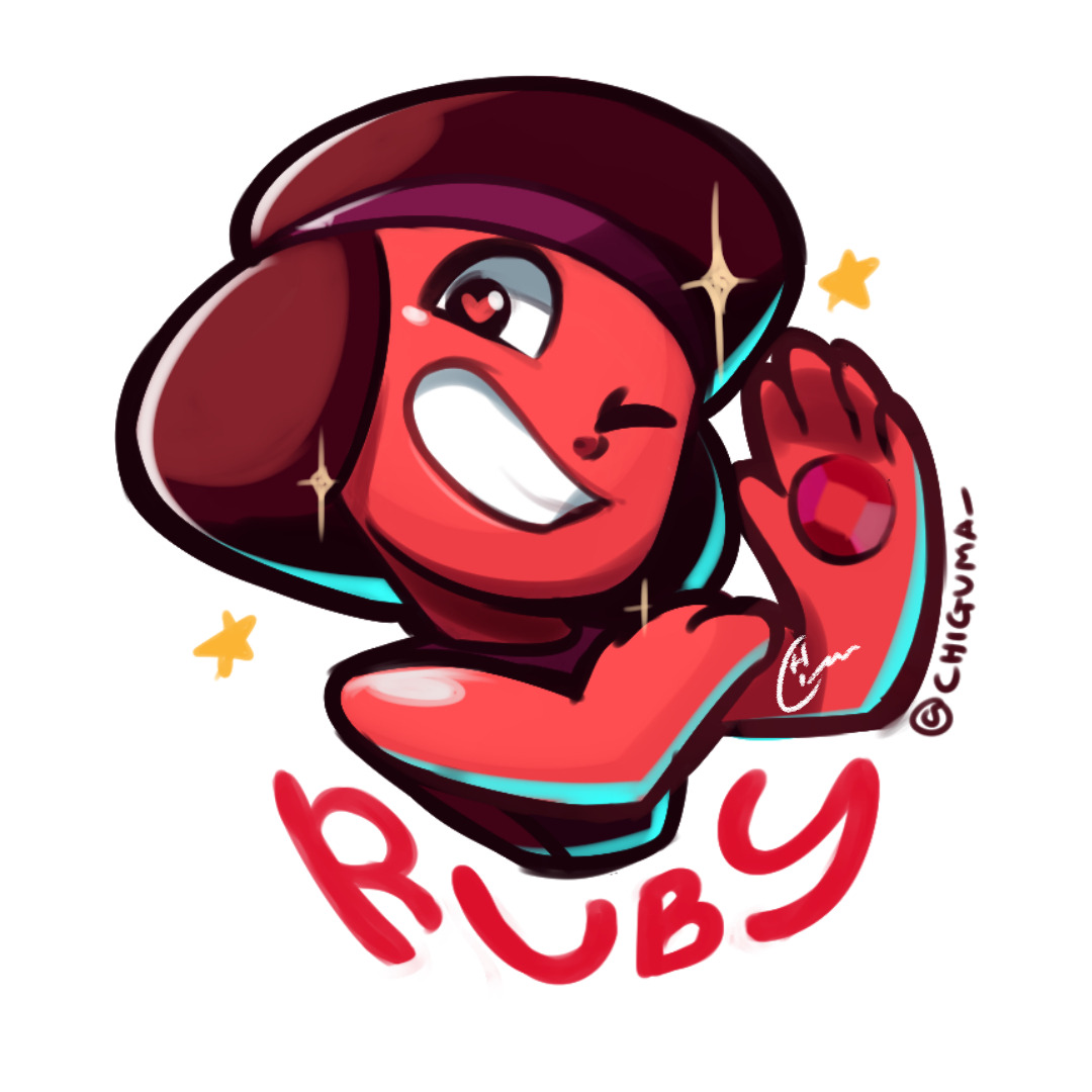 chiguma: after years! i’m able to make more art of SU characters &gt;&lt;these