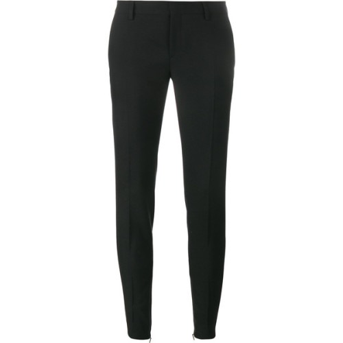 Saint Laurent gabardine skinny trousers ❤ liked on Polyvore (see more tapered trousers)