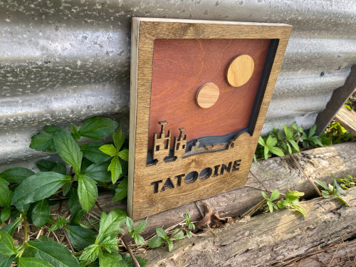 Tatooine - Wood CarvingCreated byJulienne Voisin