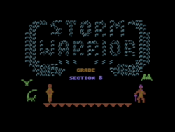 c64screengrabs:  @tumbleduke I found a working K-Tel Storm Warrior ROM! Overall more exciting than Elite’s. This game obliterated me pretty quickly haha.
