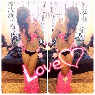 iheartraves:  Shout out to @taykittie for rocking the iHeartRaves Fluffies in this cute outfit!!!Find Fluffies here:http://www.iheartraves.com/womens/fluffies.html