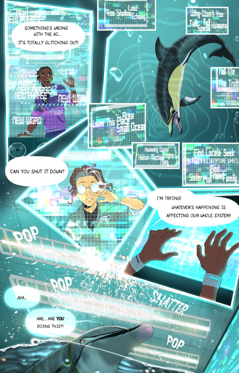 page 71 is here! Ava is&hellip;.. not having a good time. Ava’s dolphin species (delphinus