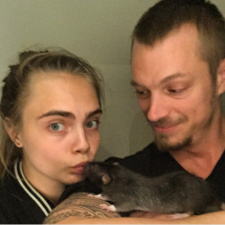 supermanspoilers:  Cara Delevingne (Enchantress) and Joel Kinnaman (Rick Flagg) - SUICIDE SQUAD. (via Instagram)