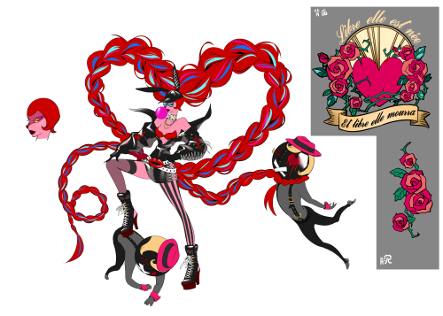 Soo... I Did A Touch-up/remake Because I Felt Like She Was Missing Something. So, Some Tattoos Inspired