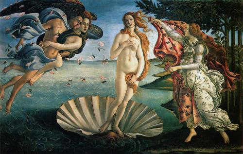 nollevoprisa:O Nascimento de Venus. Botticelli / Posada