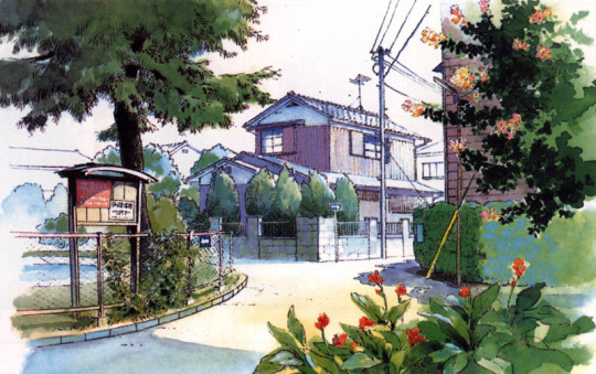 Only Yesterday scenery
