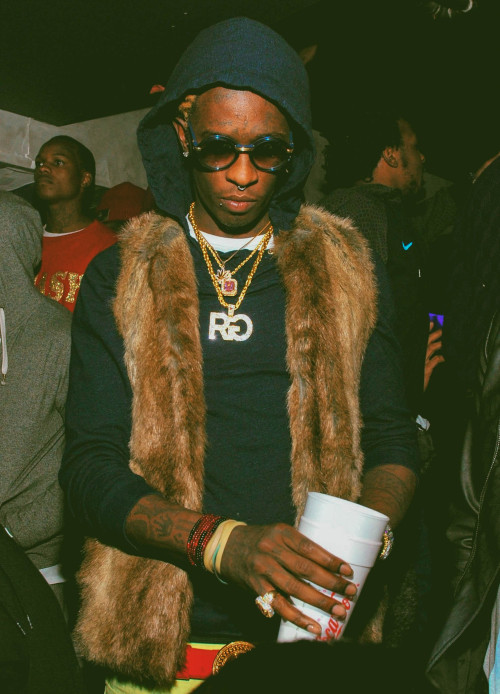  Young Thug photographed by Prince Williams during DJ Holiday’s Birthday Party in Atlanta, GA - Nove