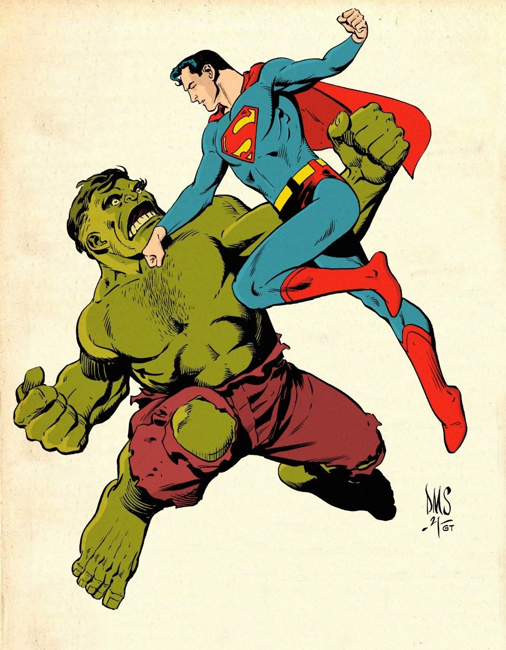 Kal-El, Son Of Krypton (The Art Of Superman) — Superman versus Hulk by Paul  Smith.