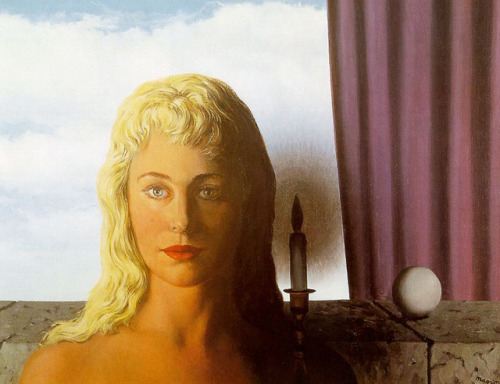 necrofuturism: Rene Magritte x Twin Peaks Laura Palmer as The Ignorant Fairy (1950) and Au