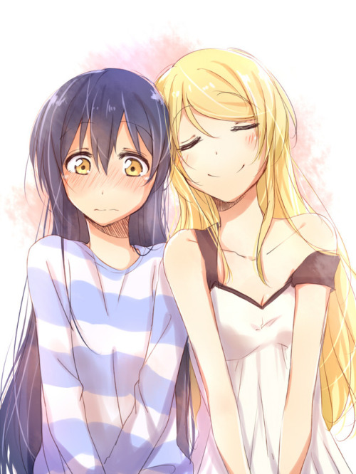 ✧･ﾟ: *✧ Shy and Content ✧ *:･ﾟ✧♡ Characters ♡ : Umi Sonoda ♥ Eli Ayase♢ Anime ♢ : Love Live! School 