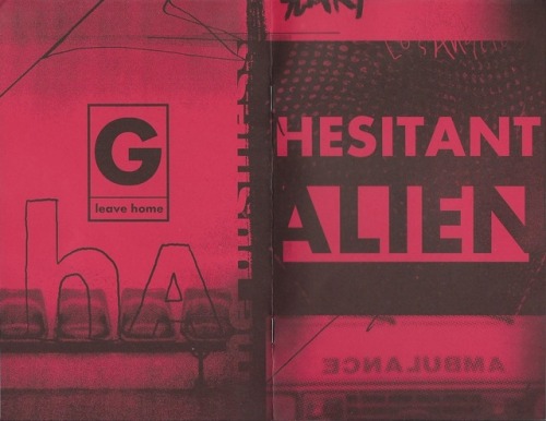 comicartillustration: Hesitant Alien Zine (2014)Arte interior del Zine Hesitant Alien, con arte y di