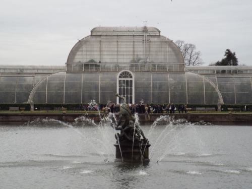 Research - Trip to Kew Gardens, looking for inspiration for the menagerie and glass domes in which L