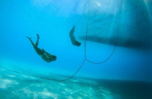 Mermaid sighting || #togatnusaretreat @pualanihawaii #mermaid #bikini #blue