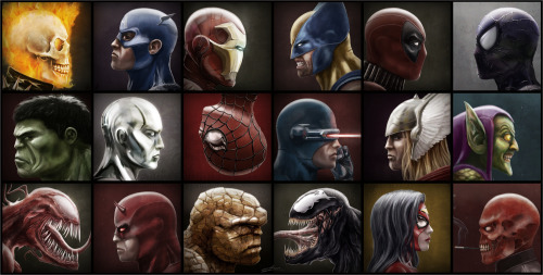 youngjusticer:  A few of Mr. Fairhurst’s best artwork. Harley Quinn, Deadpool, and More, by Andy Fairhurst.