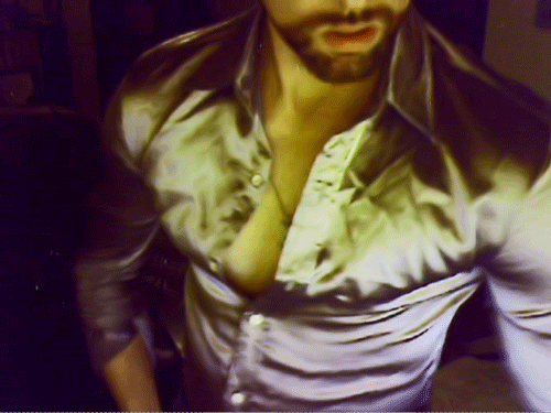 Nippleplay through the shirt
