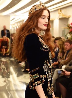 notordinaryfashion:Dolce &amp; Gabbana Alta Moda at The Old Bond Street Store, London Fall 2018