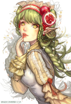 :: Pomegranate Elf :: by Sangrde 