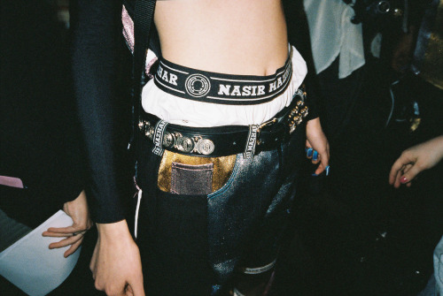kelvinkrash:  Gangstress ! Nasir Mazhar AW14 Backstage by Kelvin Krash.