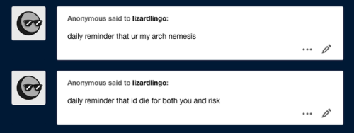 lizardlingo: I’m getting mixed signals here I literally cant believe these weren’t both 