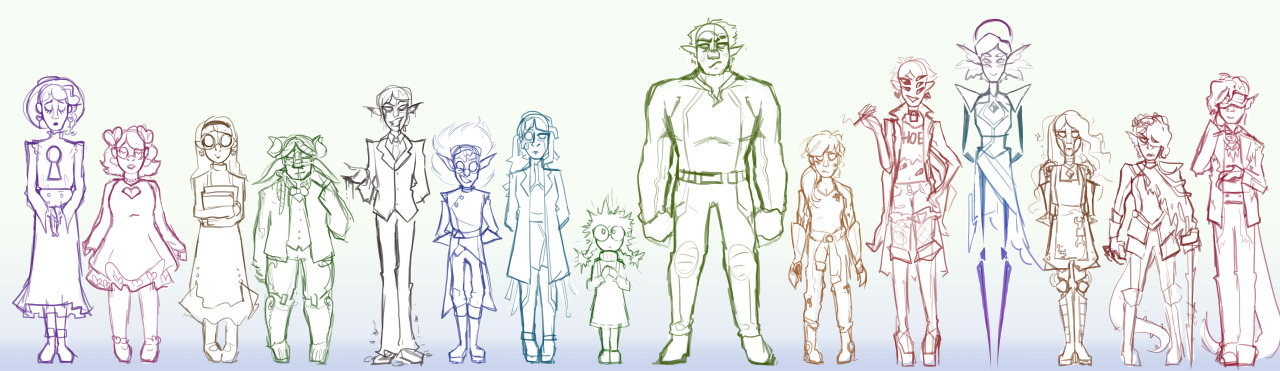 ok there is literally almost no way whatsoever im putting any more effort into this than i already have, but the other day i just started squeezing as many characters in my RP server as i could think of in one piece and i wound up with this bonkers height chart and a sore wrist #hhh fuck this is a lot of characters to tag ohfogdf fucjk  #ill only tag mine. the rest are gonna have to live in ~mystery~ #lorna babcock#atlas chippendale#xeno cherenkov#prism phosphenes#calluna belladonna#shyloh moores#ginger vitis#shirley young#nathan walker#rowan carter#friend ocs