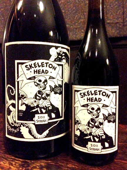 dracosapien:skunkandburningtires:The Mortal Vintner is now selling their Mike Mignola-labelled wine,