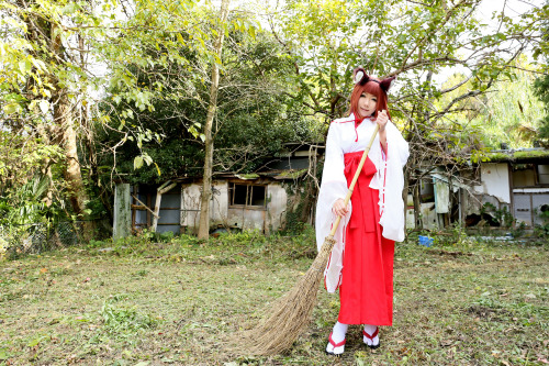 Cute Cosplay GIrl Higurashi Rin (Kitsune-Chan 3) 1-3