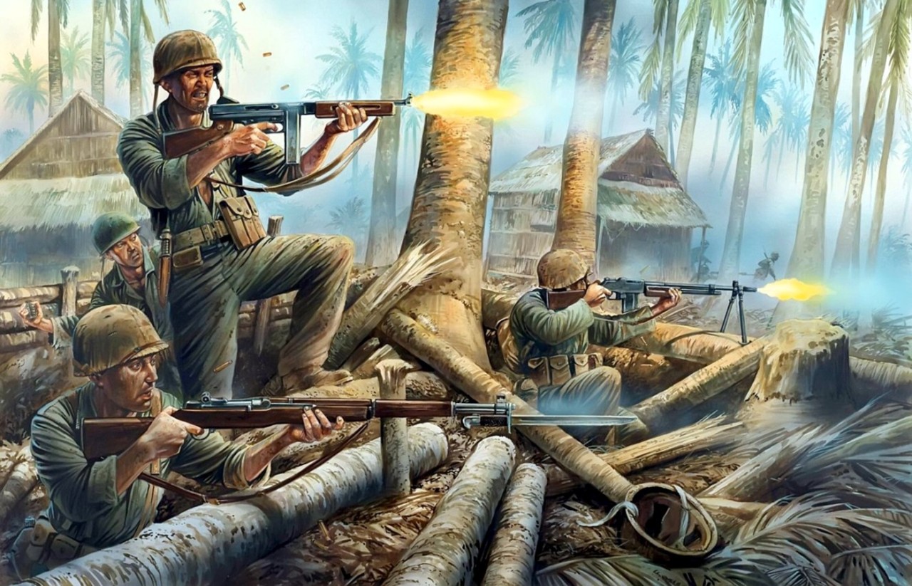 1944 06 Saipan, US Marines - Peter Dennis
repost bigger size