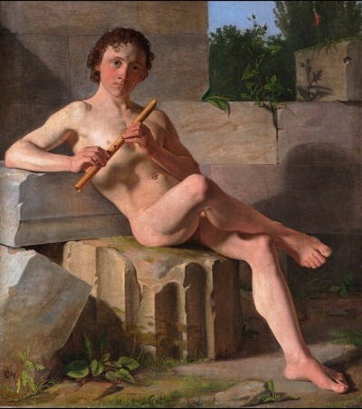 weir1727:Constantin Hansen, Flute player 1826-27National Museum, Stockholm.