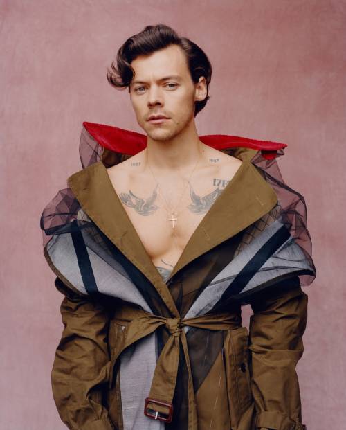 Harry Styles photographed by Tyler Mitchell for Vogue, 2020