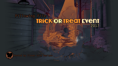 The very first pillowing of the Trick or Treat 2017 event has been found! Don’t forget to