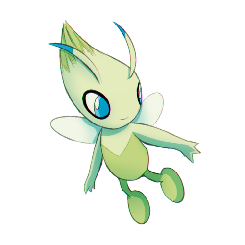 evevoli03: celebi warmup from last week