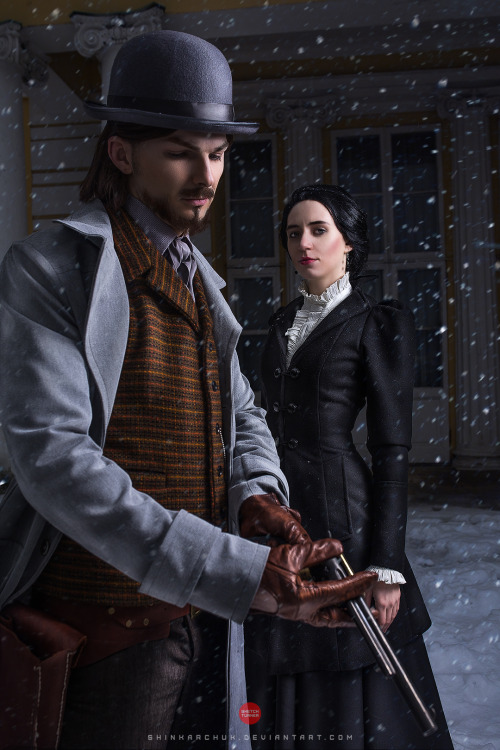 Penny Dreadful cosplay photoshoot. Part I.Characters - Vanessa Ives and Ethan ChandlerModels - Great