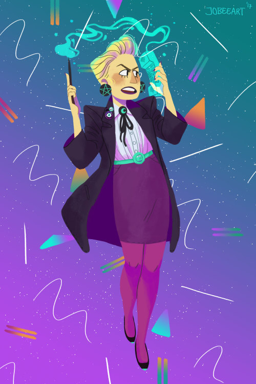 joscribbles:80s business witch on her way to do important 80s witch business