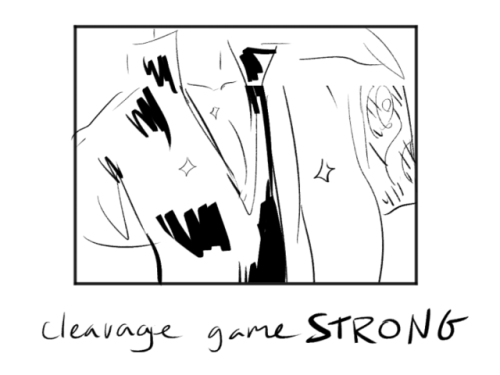 how can one manchild have such a great cleavage
