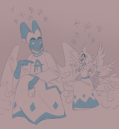 I Wish We Saw Them Interact, I Think They Are Friends, In A 'they Both Think The Other Is Annoying But
