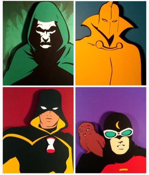 docgold13: The Justice Society of America cut-outs