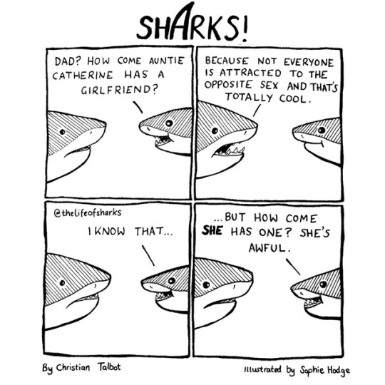 thelifeofsharks:  How come Auntie Catherine has a girlfriend?
