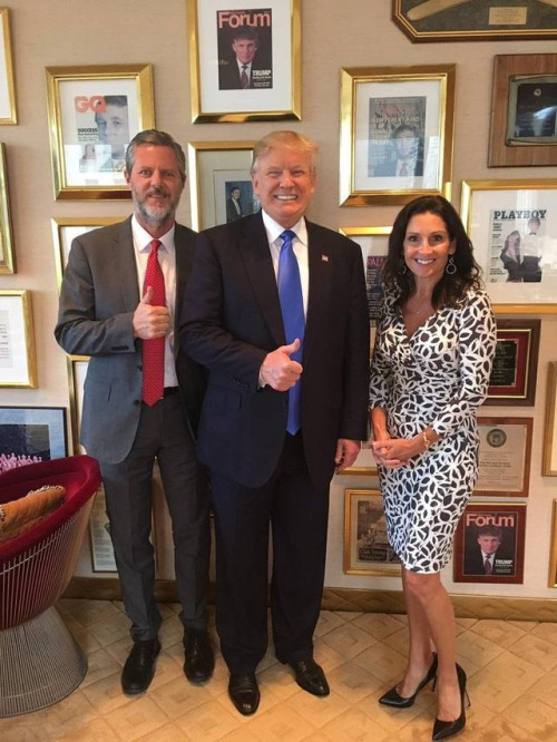 christiannightmares:Liberty University president Jerry Falwell Jr. to lead Trump’s higher ed t