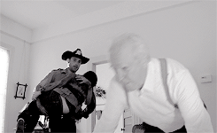 the-walking-dead-art:  “Is he alive?”/ “Please save him.” 