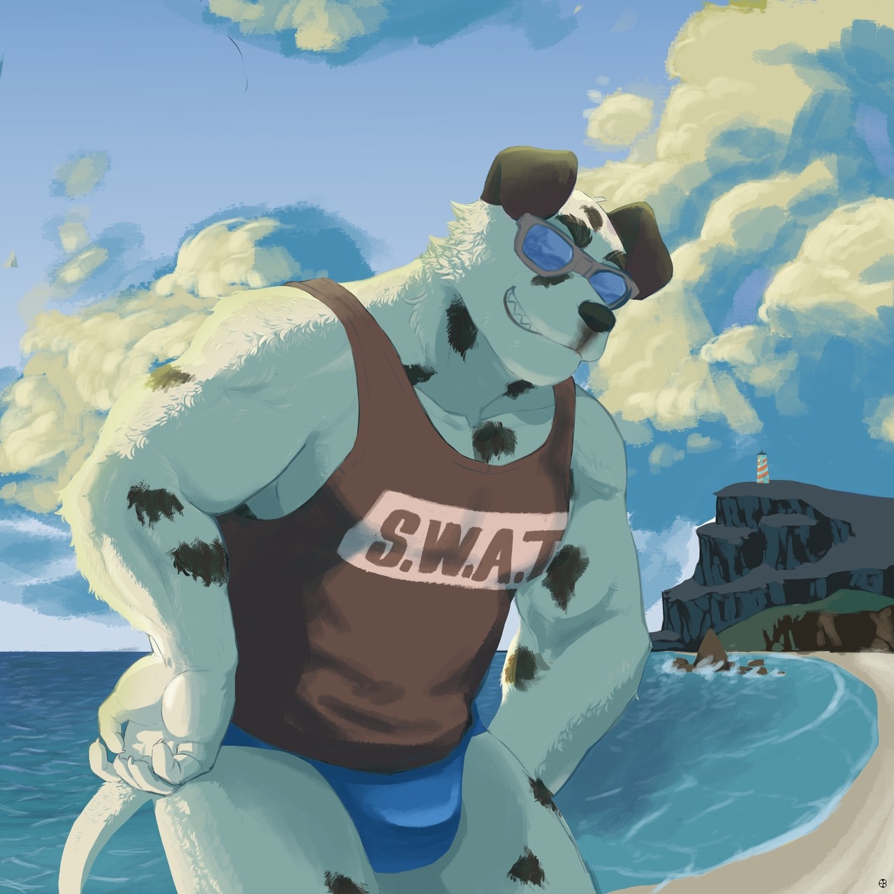 erebonbon:  Commission from @thatbrocalledjake
