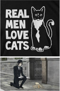 verifiedotakuteen:  Now now Sebastian~ I know those kitties are too kawaii for youuu~  