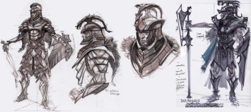 thegamerinallofus: concept art of Skyrim part one of ?